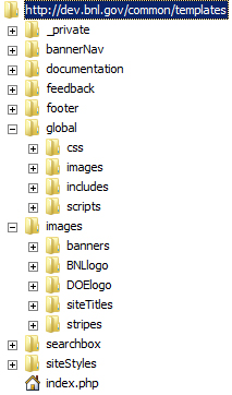 Common Folder Structure